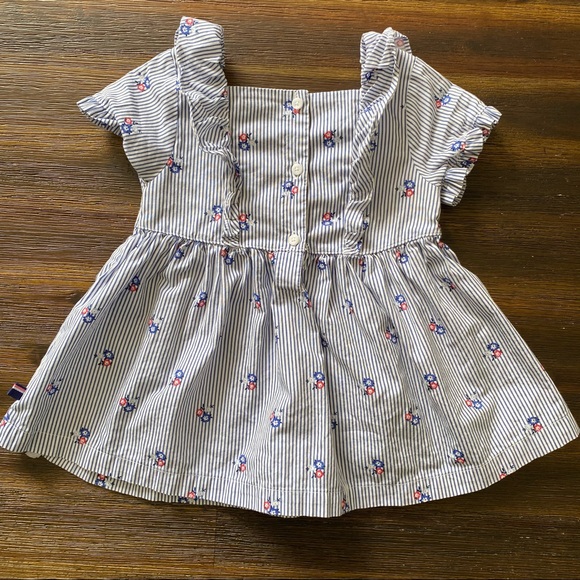 Tommy Hilfiger Girls Red, White & Blue Tunic 3T - Picture 2 of 5